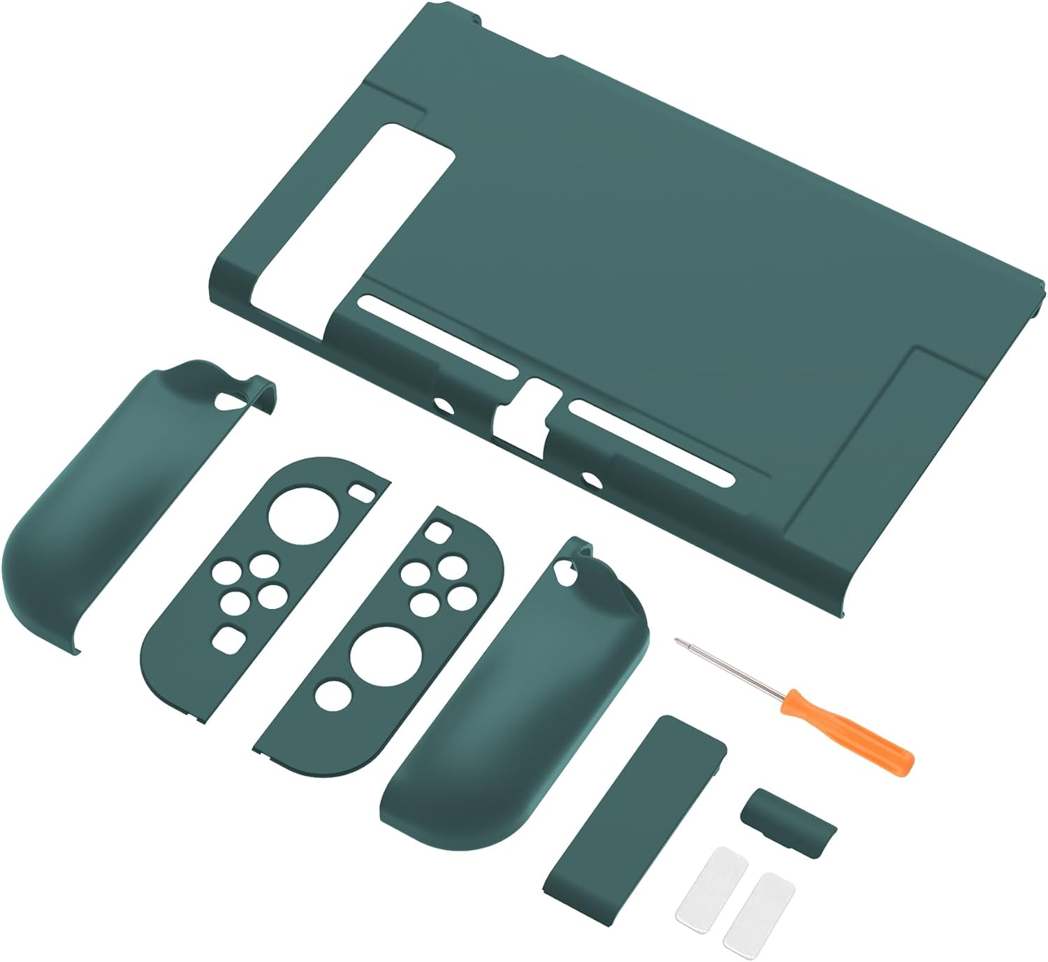 Thumbnail 2 de PlayVital Upgraded Dockable Case Grip Cover for Nintendo Switch (Hunter Green)