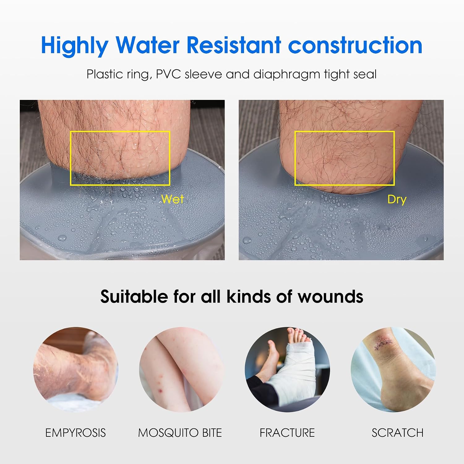 Thumbnail 5 de COMFYTHERA C-Long Leg S Waterproof Cast Cover for Adult Foot and Ankle