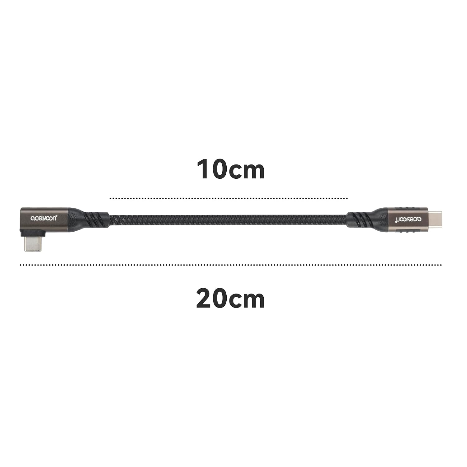 Detalle de Aceyoon 240W short USB C cable 10cm