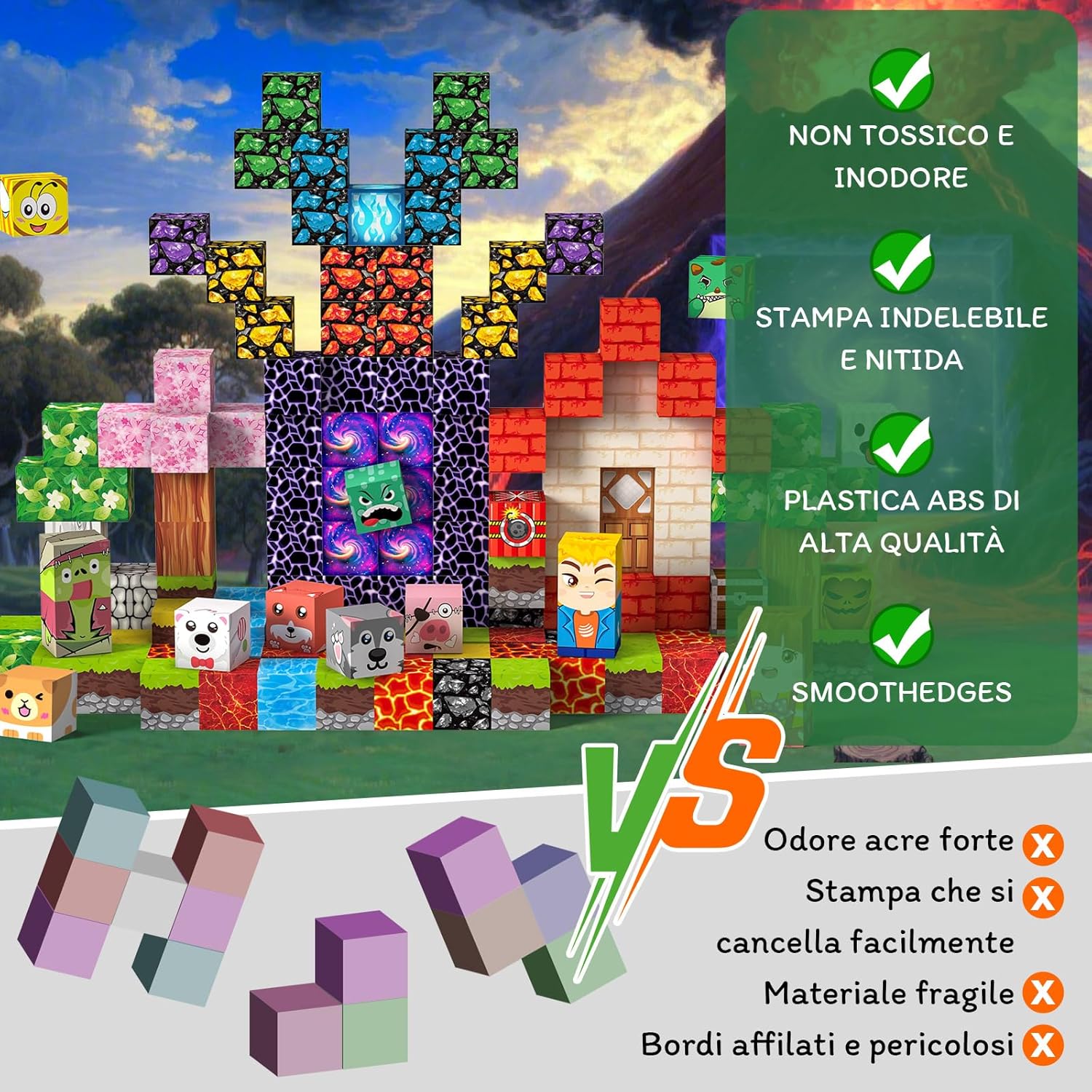 Thumbnail 4 de Costruzioni Magnetiche 150 pezzi 🧩