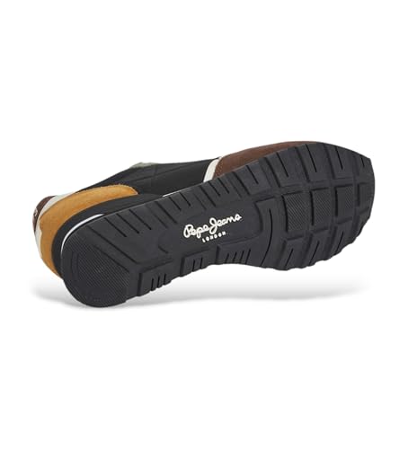 Thumbnail 3 de Pepe Jeans Zapatillas de piel Brit Prints marrón