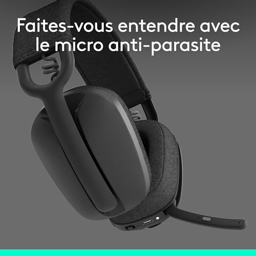 Detalle de Logitech Zone Vibe 100 — Casque d'écoute sans fil léger pour travail et loisir