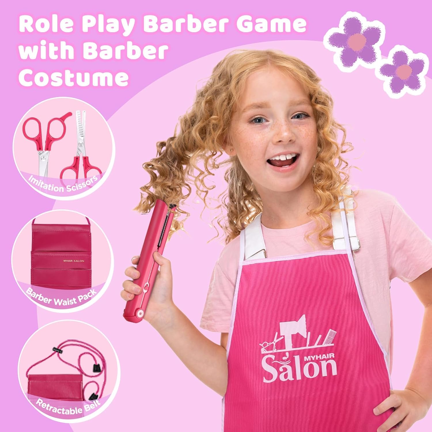 Detalle de GAGAKU Set di Parrucchieri Bambini 22 pezzi