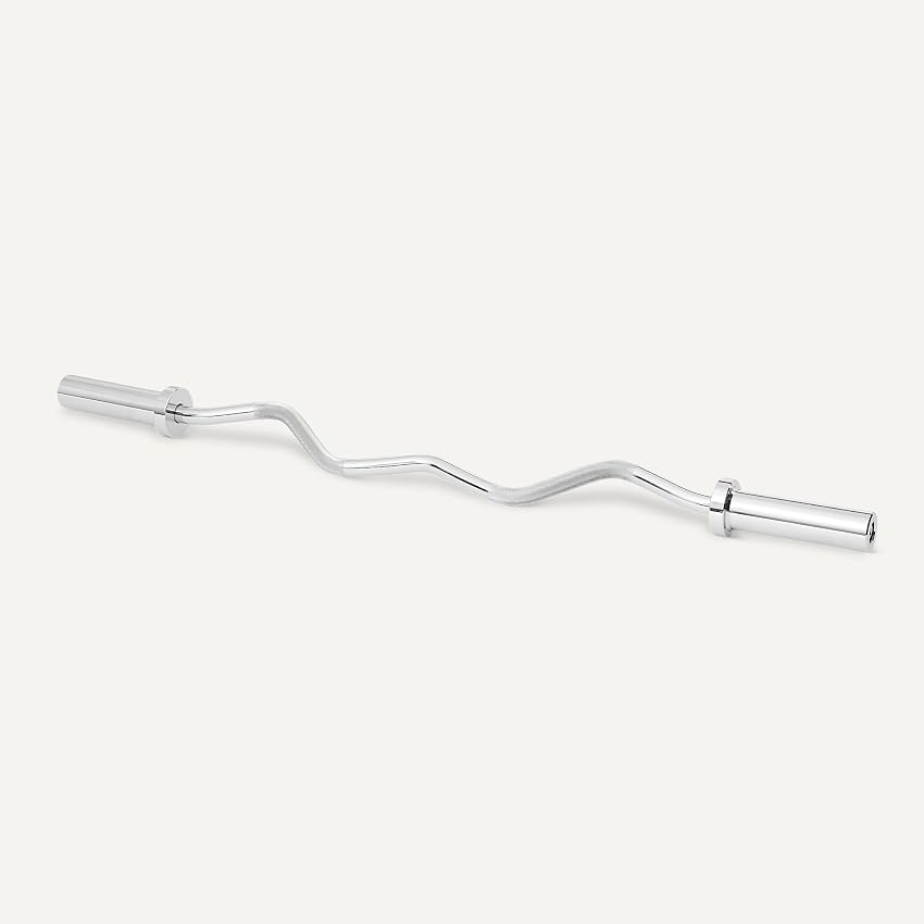 Thumbnail 4 de Amazon Basics Barra Olímpica curl 119,4cm cromada