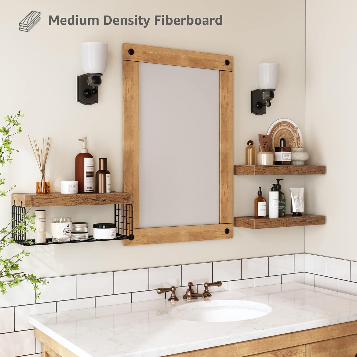 Thumbnail 4 de QEEIG 16 inch Bathroom Shelf Set 🏡