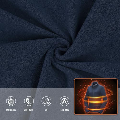 Detalle de 33,000ft Womens Lightweight Fleece Jacket – Full Zip Warm Coat