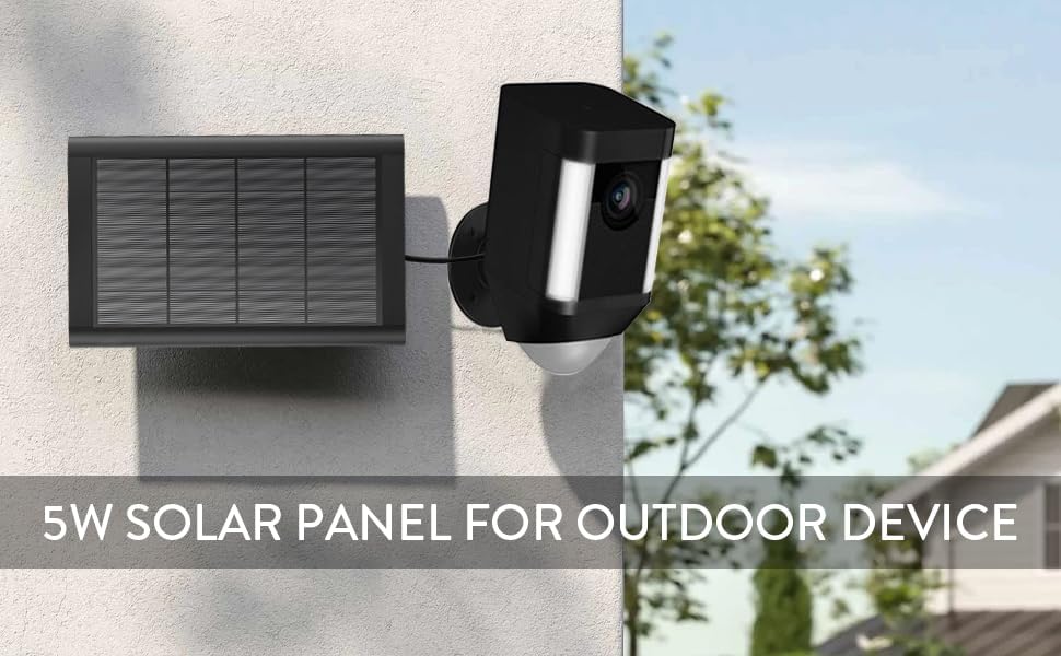 Thumbnail 6 de Ring Solar Panel 2nd Gen 5W charger for Stick Up & Spotlight
