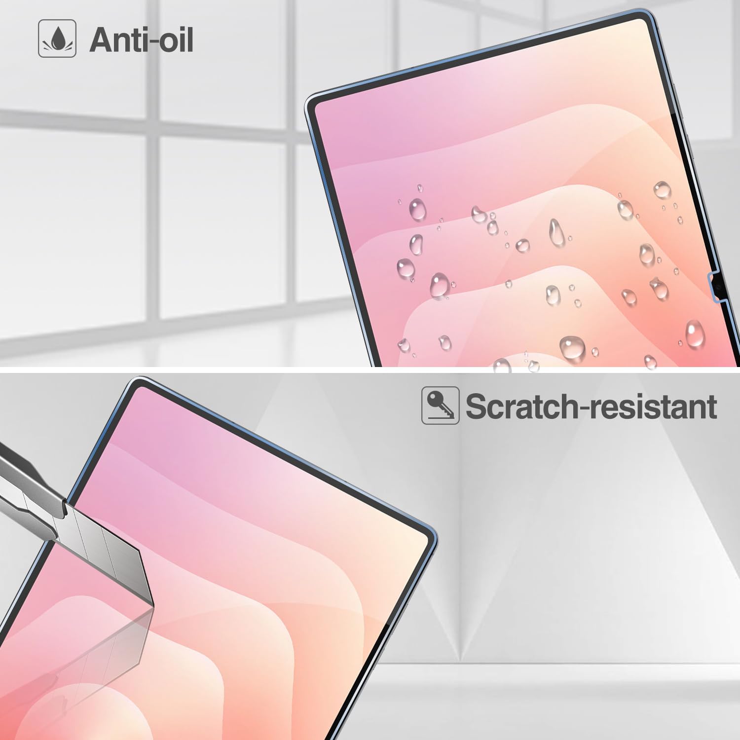 Detalle de ProCase 2 Pack Tempered Glass Screen Protector for Galaxy Tab S11 Ultra 2025 / S10 Ultra 2024 / Tab S9 Ultra 14.6" 2023 / S8 Ultra 2022