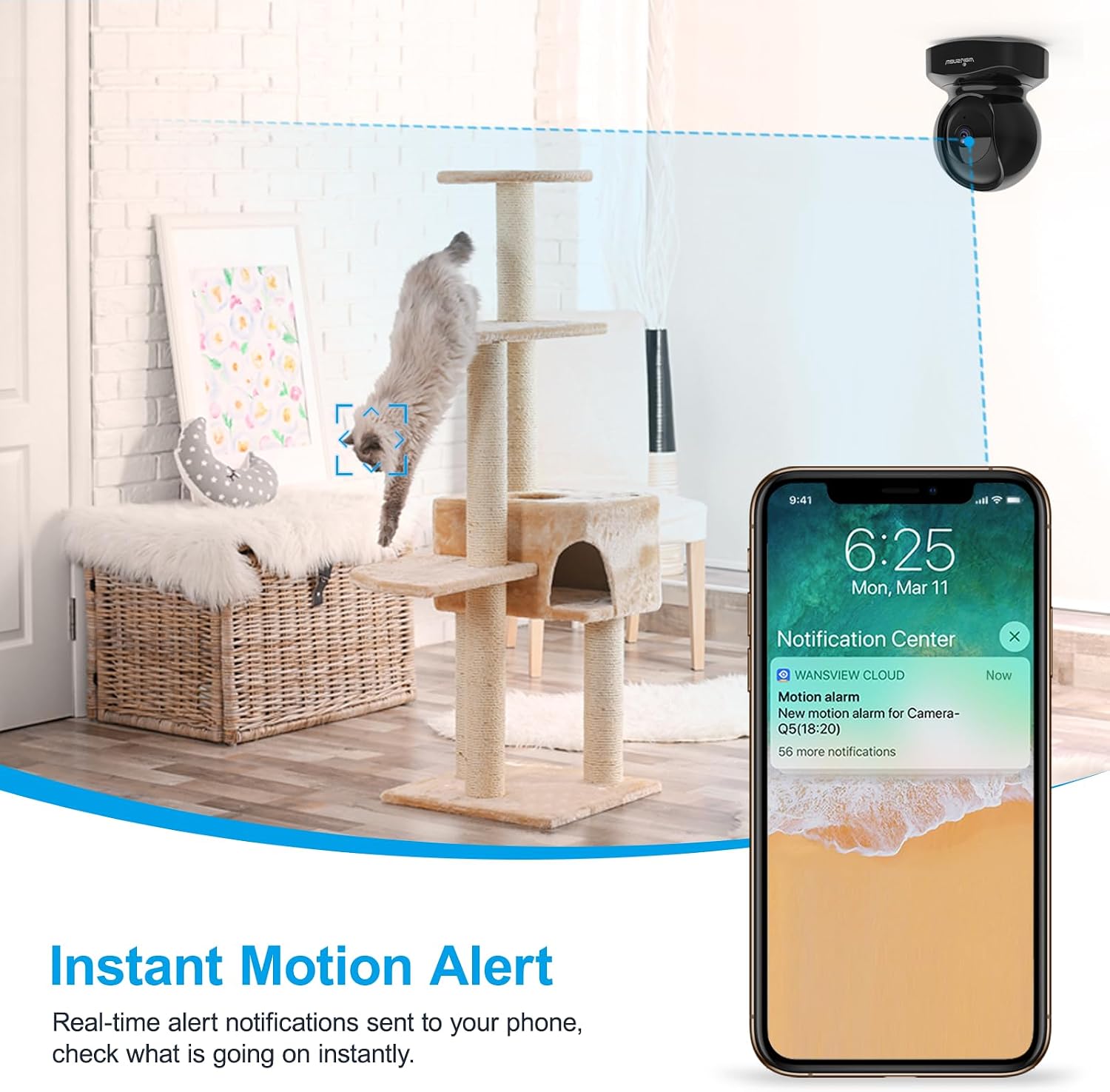Thumbnail 6 de Wansview IP Camera 1080P — WiFi Indoor Camera