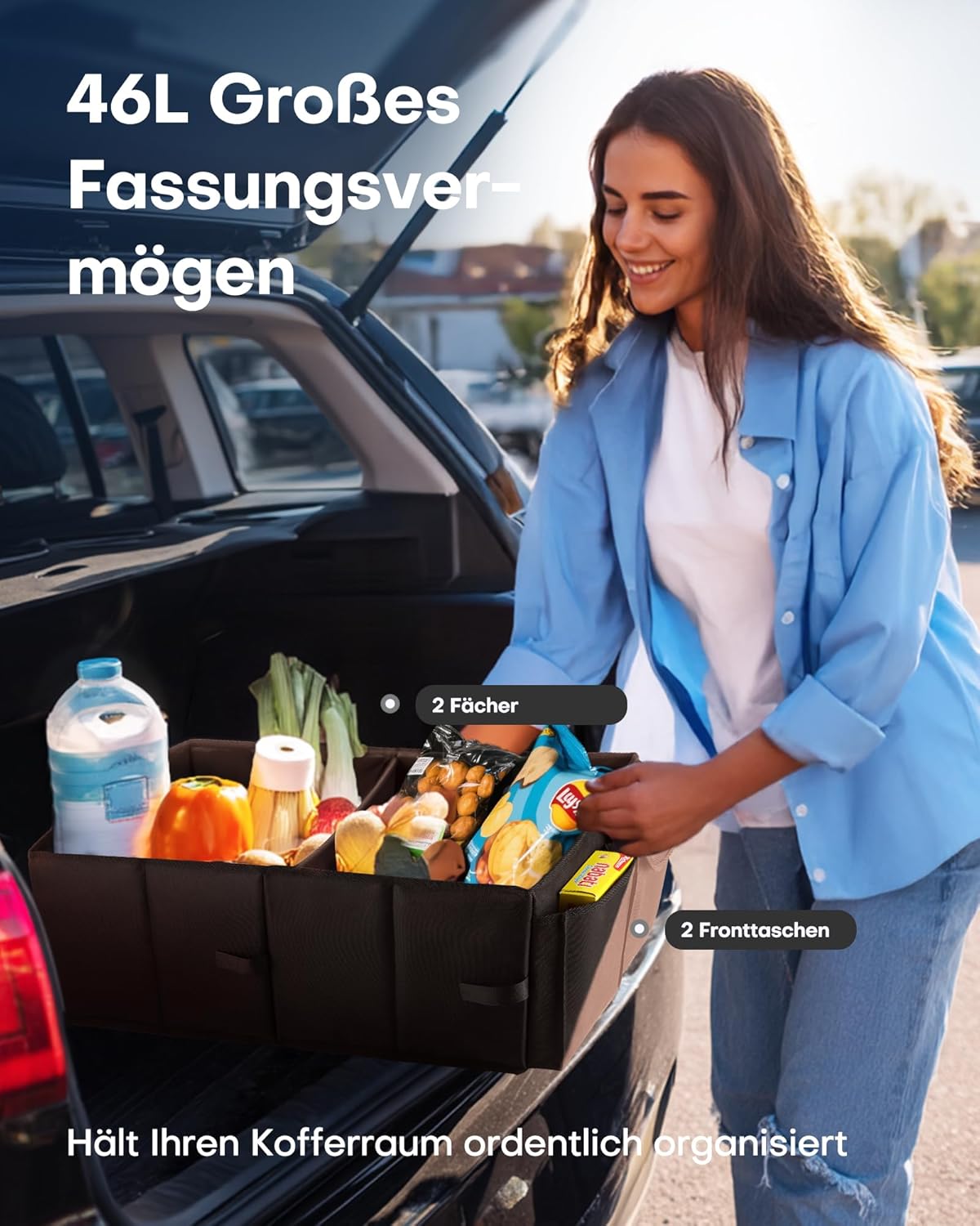 Thumbnail 1 de HOTOR Kofferraum Organizer 54,1×32,0×26,9 cm 🚗