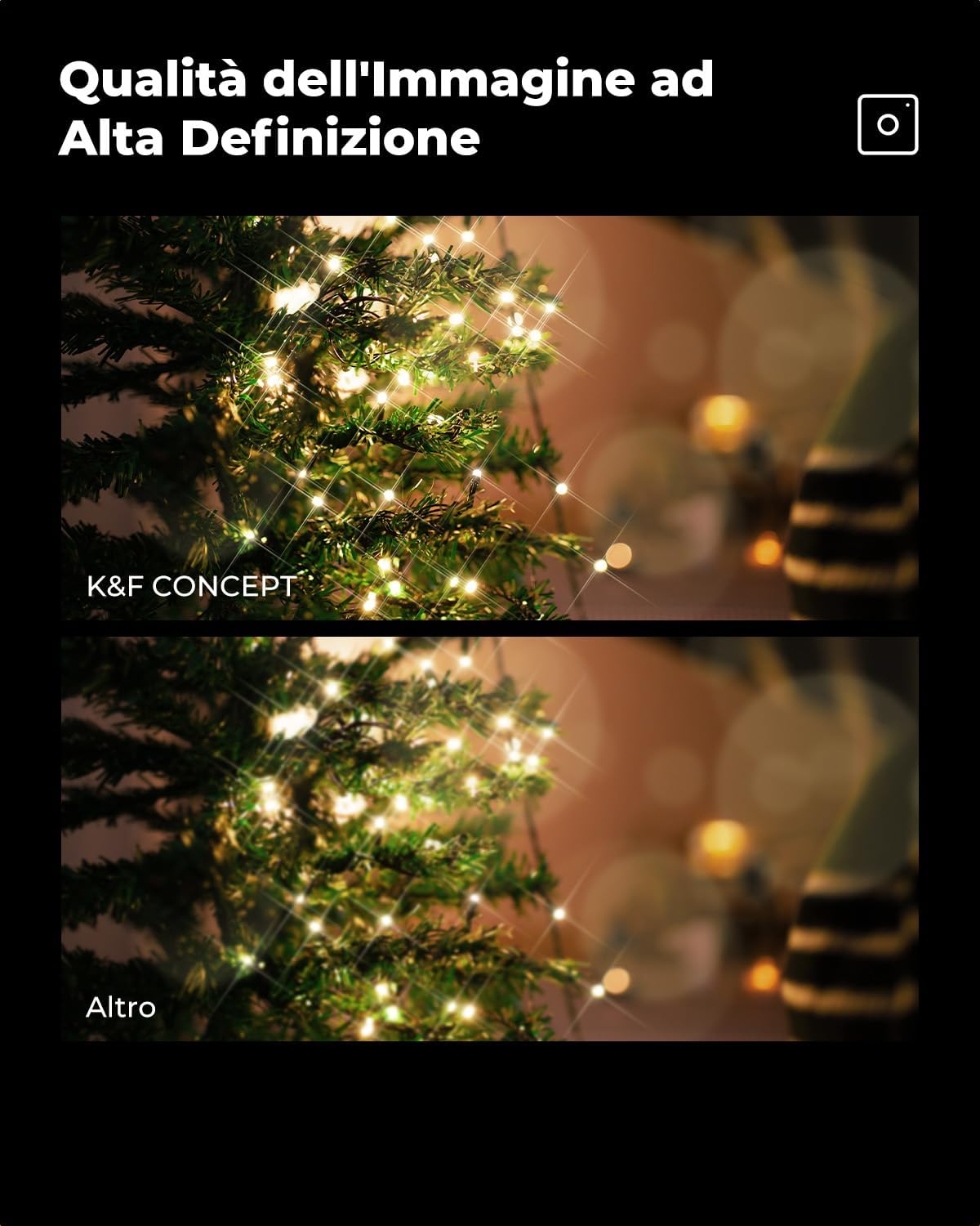 Thumbnail 5 de K&F CONCEPT Nano-Klear 82mm Filtri Stella a 4 Linee con Rotazione a 360°