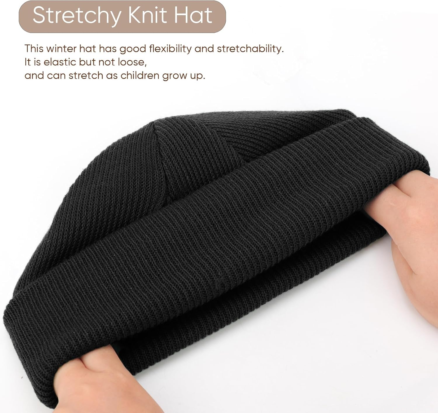 Thumbnail 4 de DRESHOW Toddler Beanie: Warm, Double-Layer Knit Hats for 3 Months–6 Years
