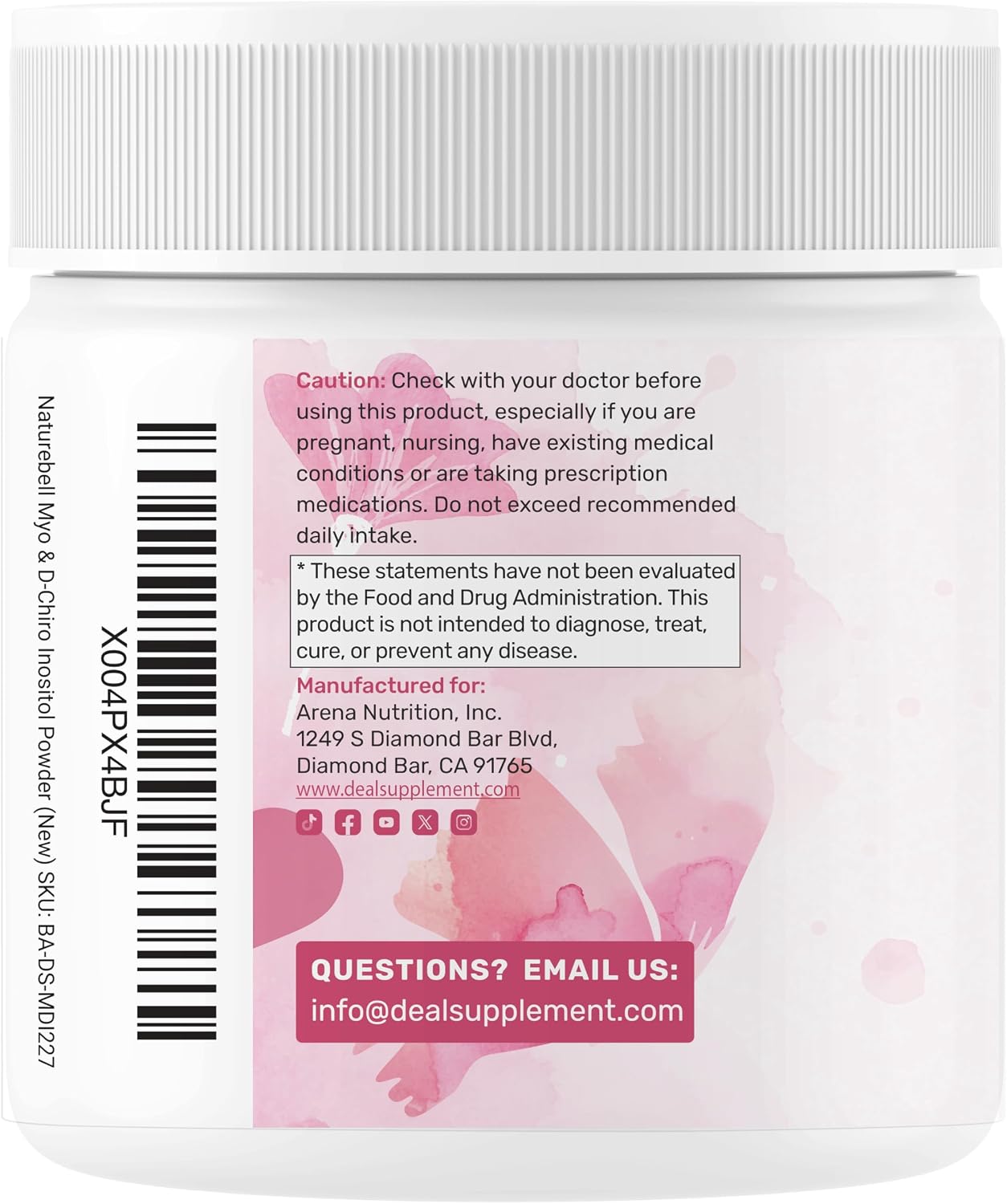 Thumbnail 6 de Myo-Inositol & D-Chiro Inositol Powder Supplement 40:1 Ratio