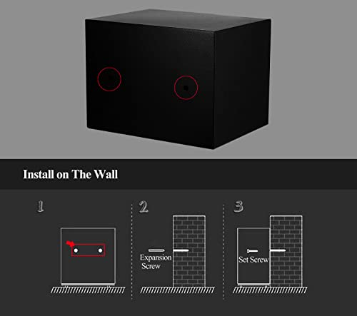 Thumbnail 1 de Caja fuerte electrónica empotrable CDC DlGl 6.6L de CDC DIGI (23 x 17 x 17 cm) para hogar u oficina