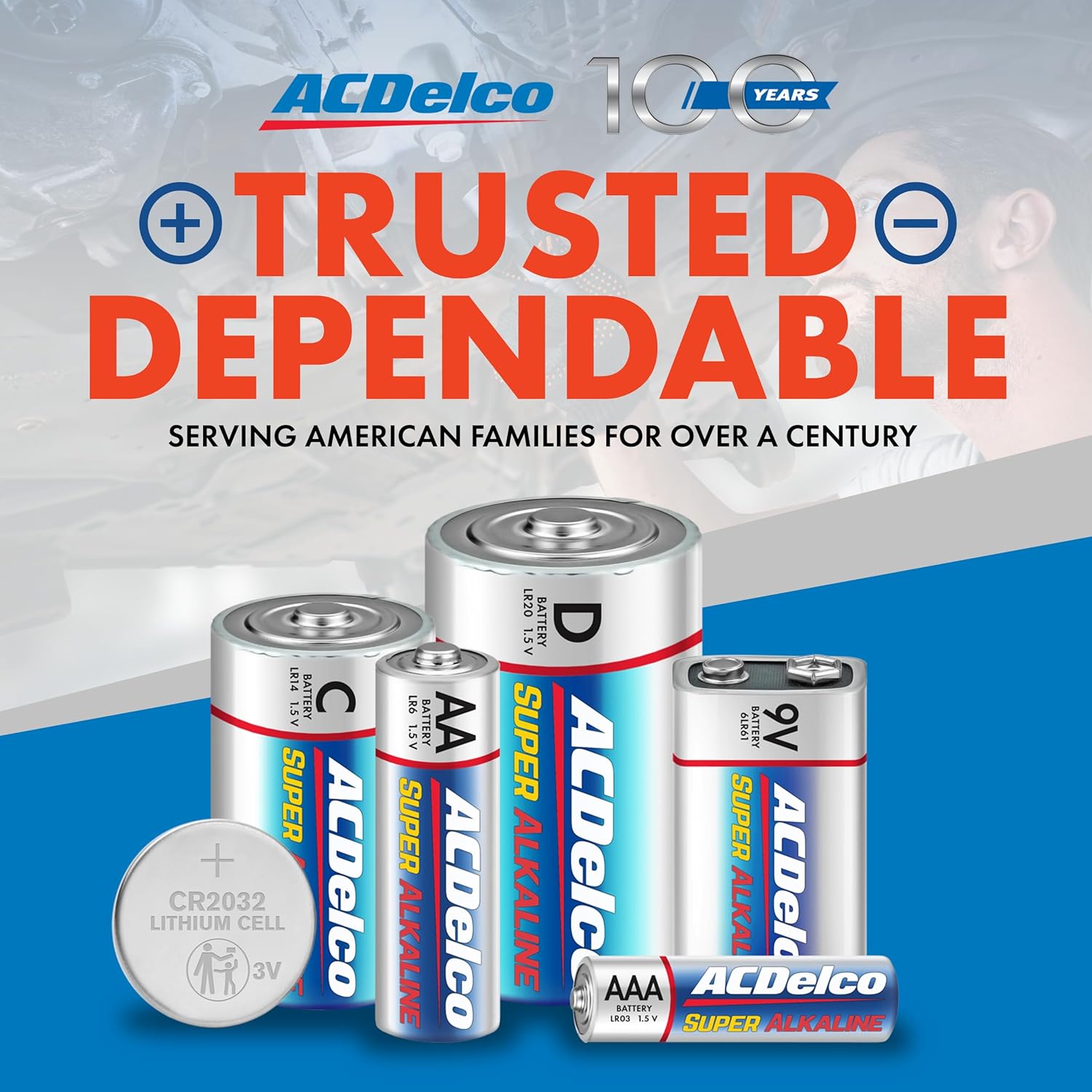 Thumbnail 5 de ACDelco 100-Count AA Super Alkaline Batteries (1.5V) with 10-Year Shelf Life