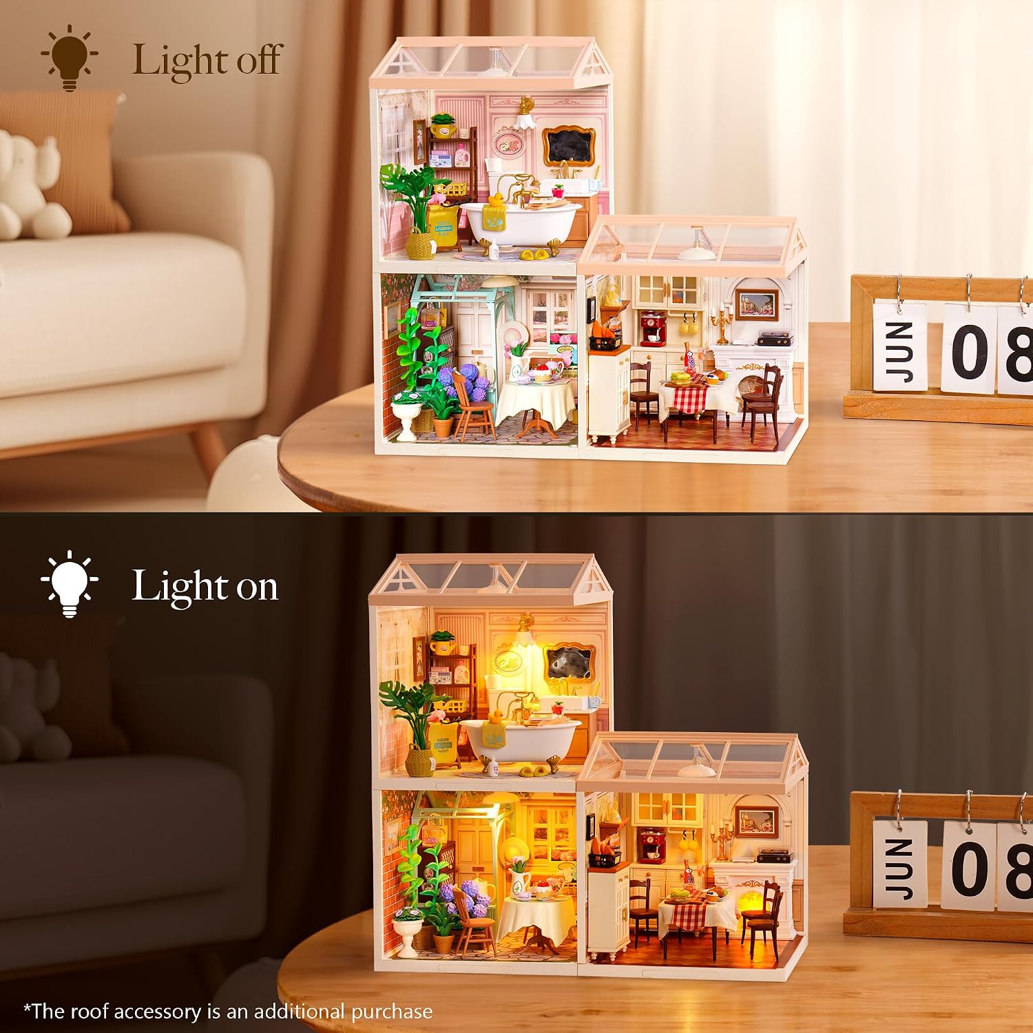 Thumbnail 2 de Rolife Kit de maison miniature à faire soi‑même – salle de bain à bulles Pop