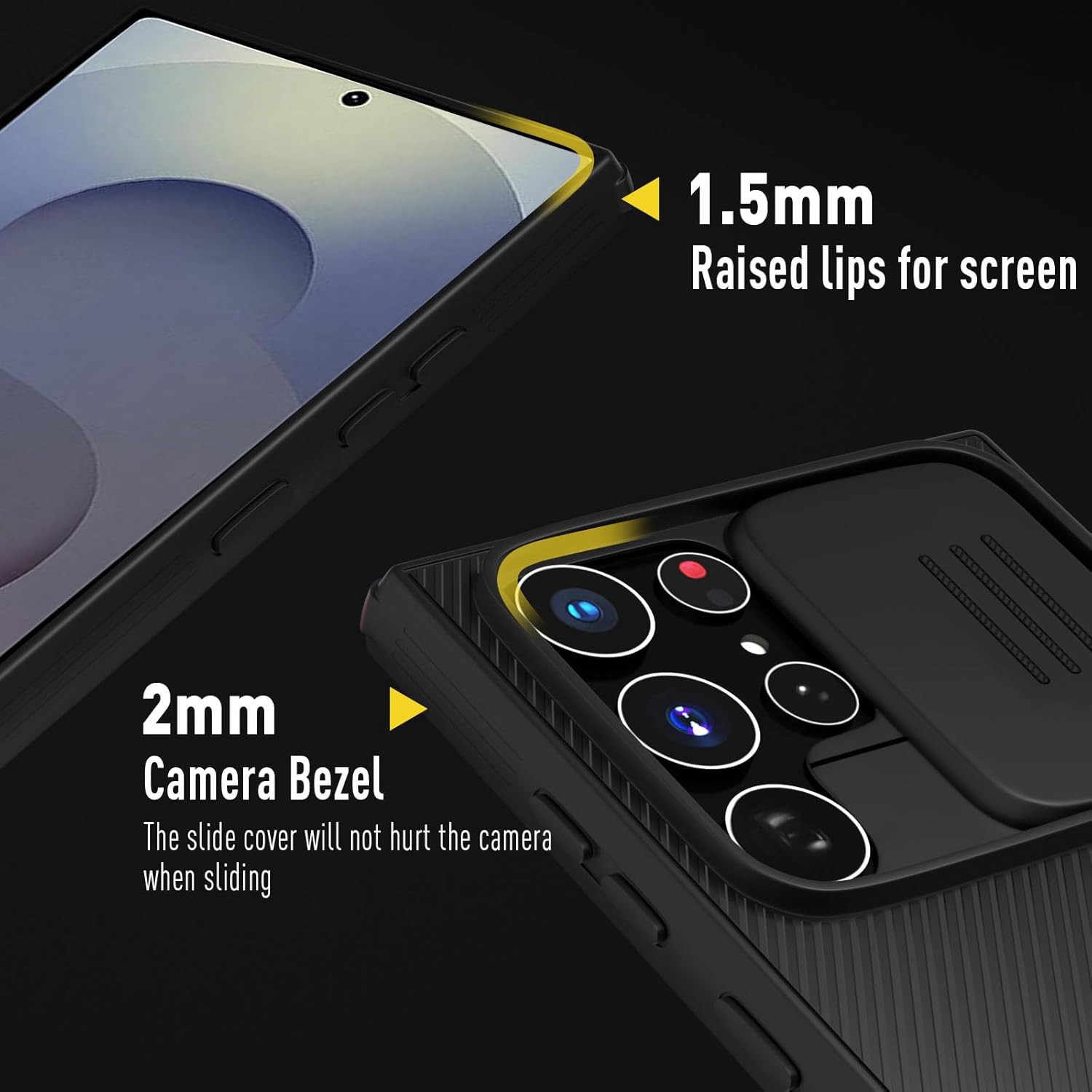 Thumbnail 4 de XTCASE Cover per Samsung Galaxy S26 Ultra 5G: Custodia con Scorrimento della Fotocamera, Protezione Ultra-Sottile e Antiurto