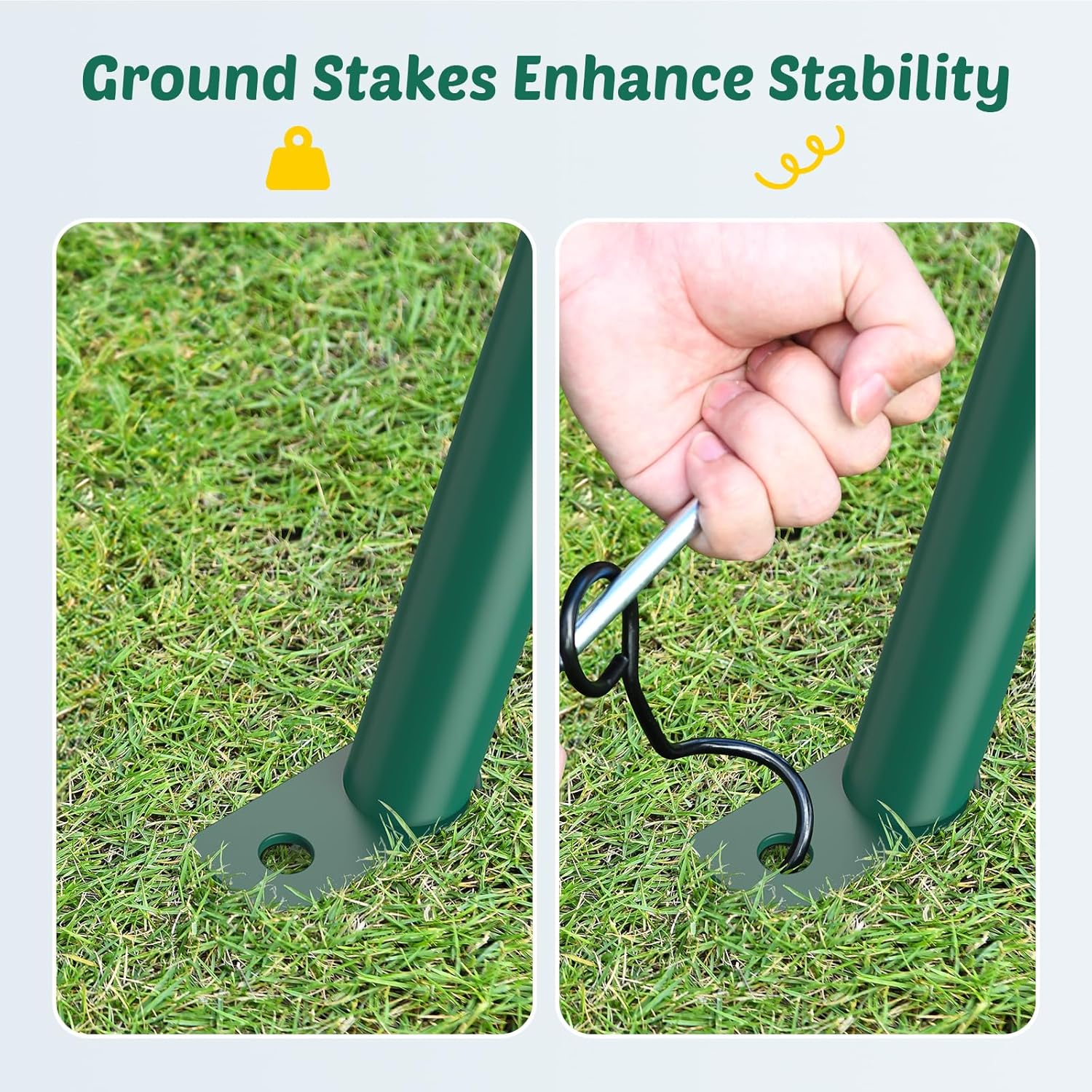 Detalle de Trekassy swing set, 440-pound capacity