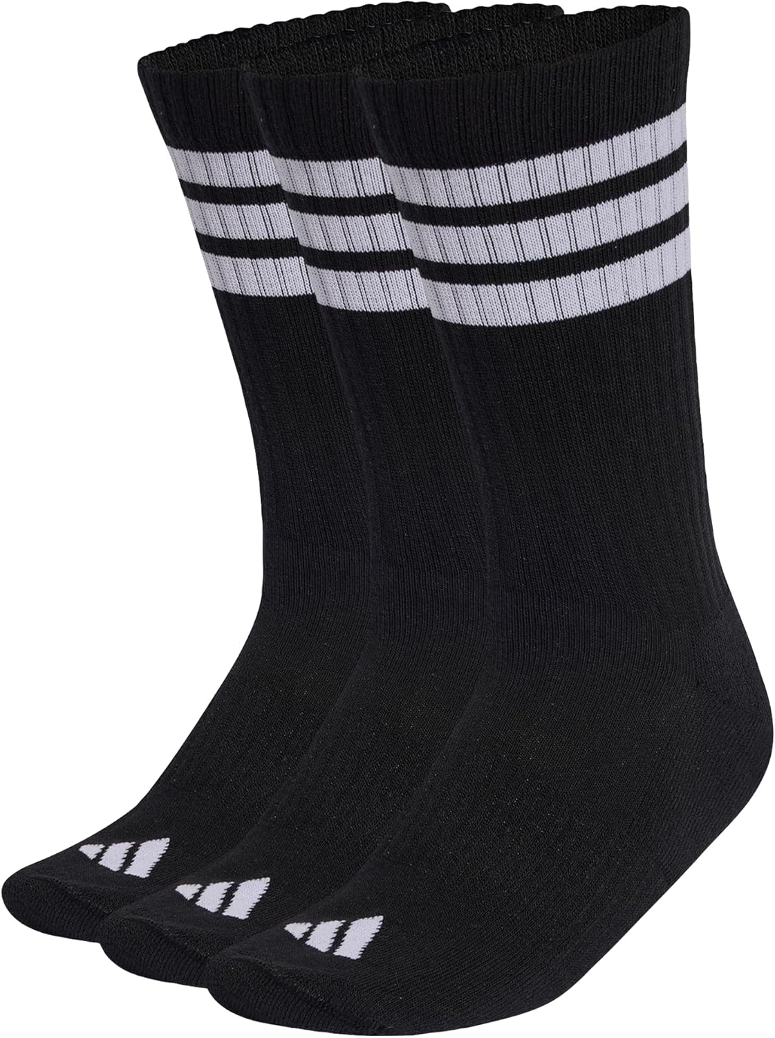 Thumbnail 4 de adidas Unisex 3-Stripes Cushioned Sportswear Crew Socken (3er-Pack)