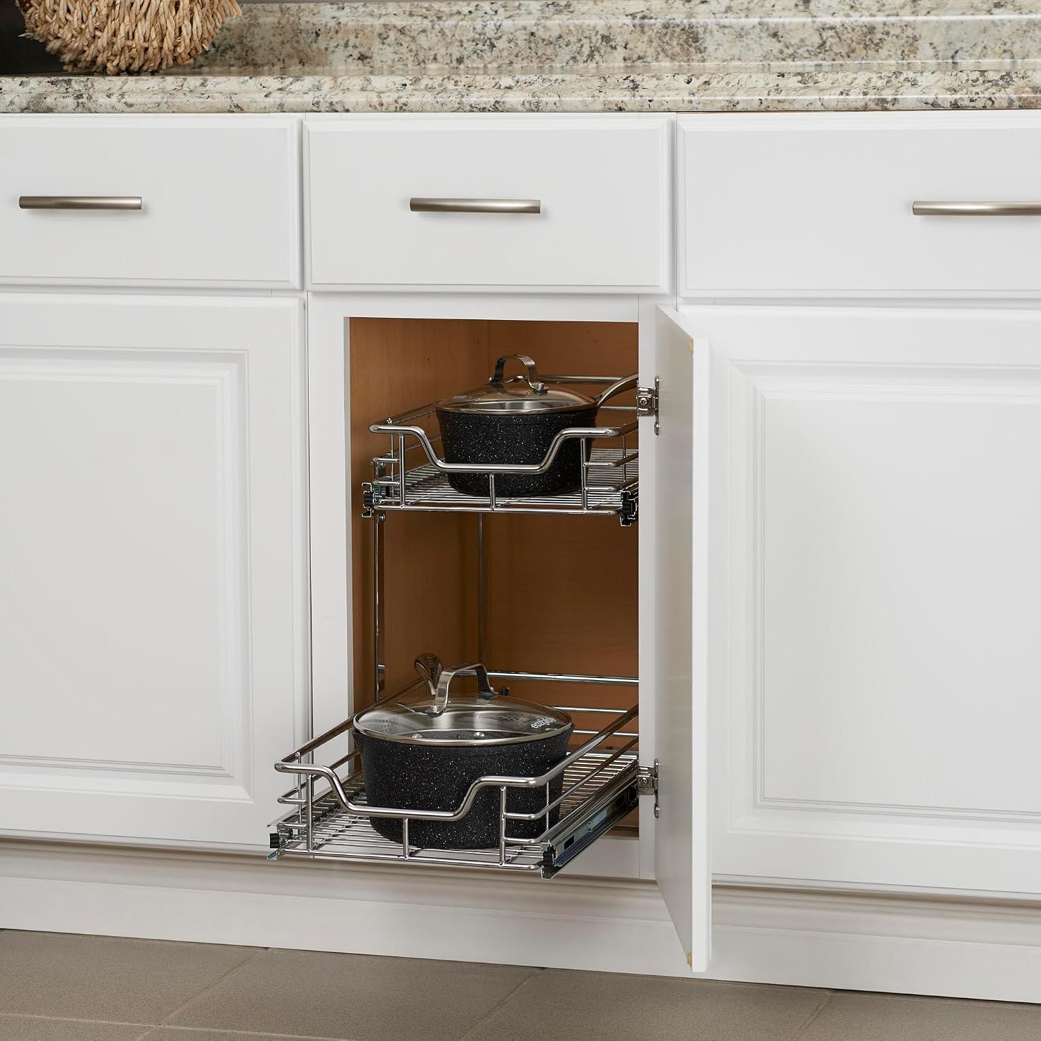 Thumbnail 3 de Household Essentials Glidez Chrome Pull-Out Organizer