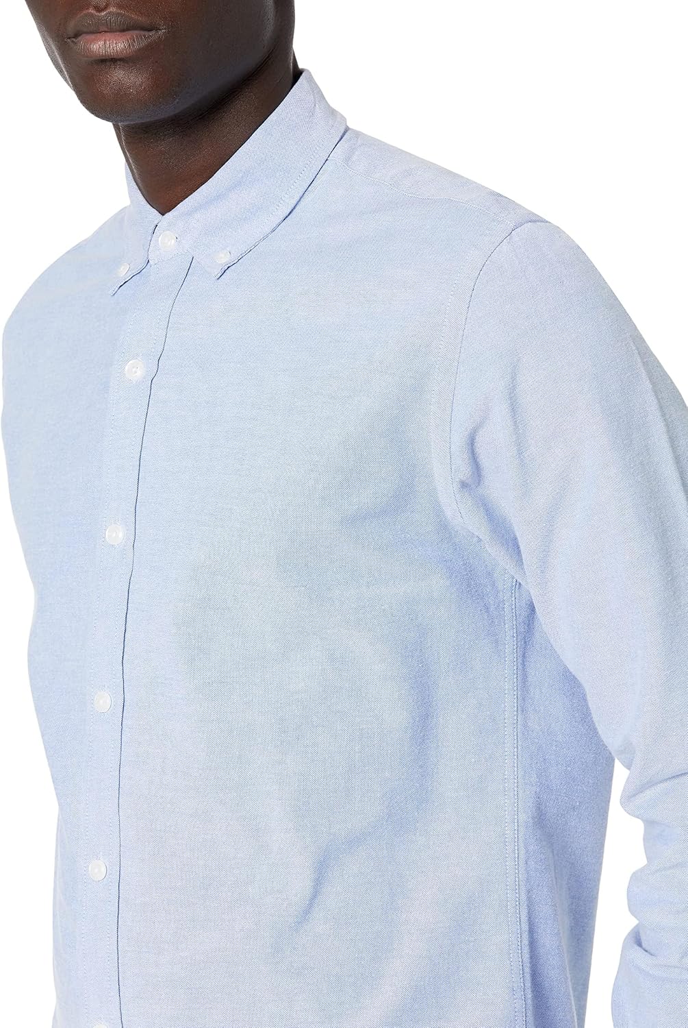 Detalle de Amazon Essentials Men's Regular-Fit Long-Sleeved Oxford Shirt