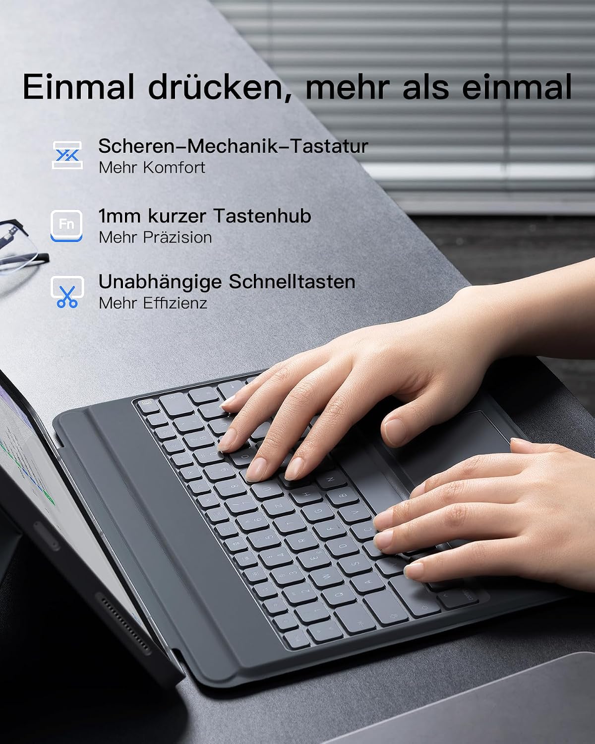 Thumbnail 6 de Inateck Tastatur Hülle für iPad Air 13 und iPad Pro 12.9