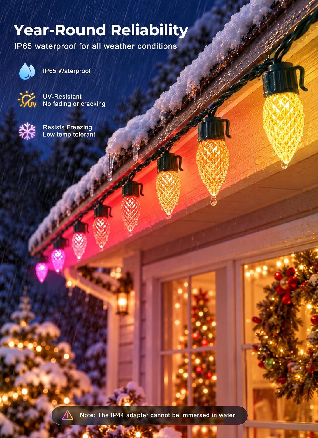 Thumbnail 5 de Outdoor Christmas Lights, 100 LEDs