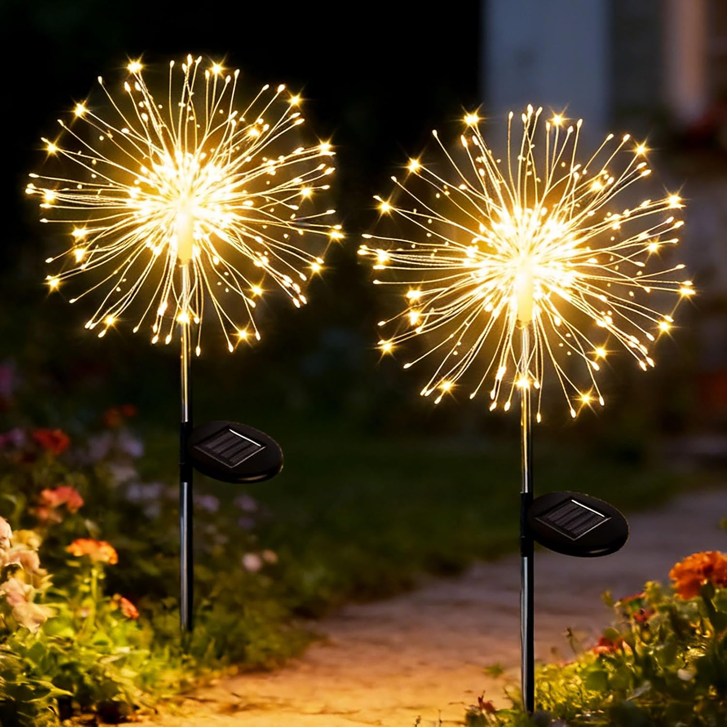 Detalle de Yowin Firework Solar Lights 2 Pack