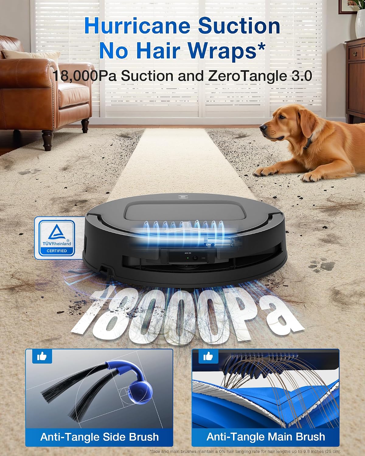 Detalle 2 de ECOVACS DEEBOT T80 Omni 18,000Pa Robot Vacuum