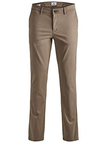 Detalle 2 de JACK & JONES Jjimarco Jjbowie Sa Pantalones beige 30W 32L para hombre