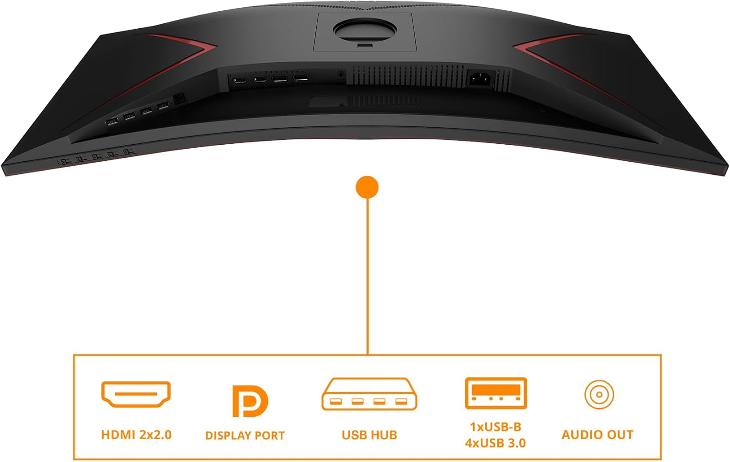 Thumbnail 3 de AOC Gaming CU34G2XP 34in WQHD curved monitor