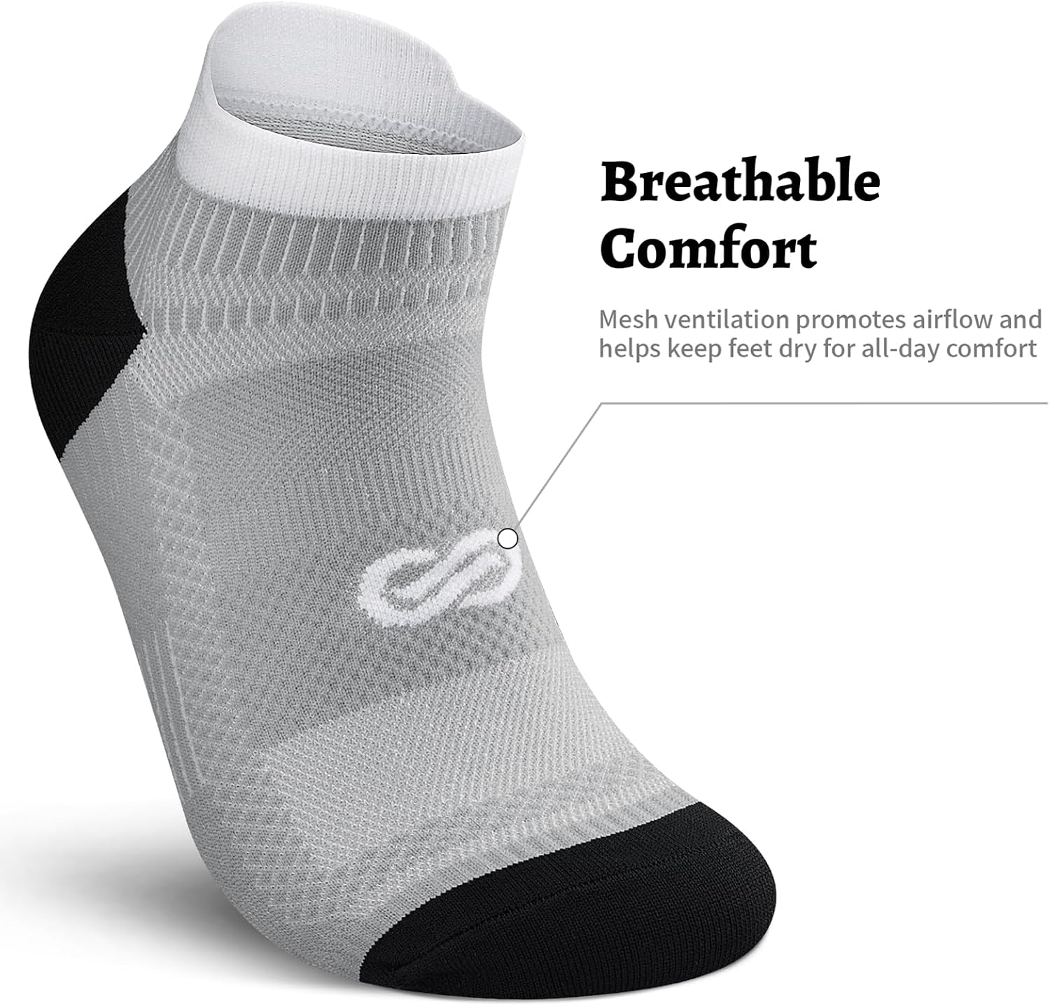 Thumbnail 5 de PAPLUS Ankle Compression Sock 15-20 mmHg