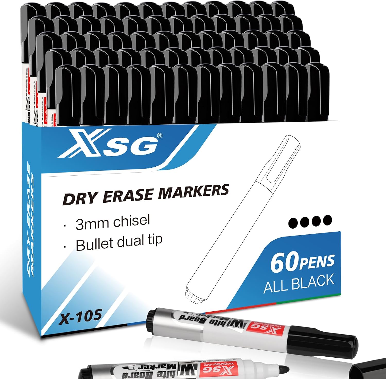 Thumbnail 2 de ABEIER XSG 12-pack dry erase markers 🖊