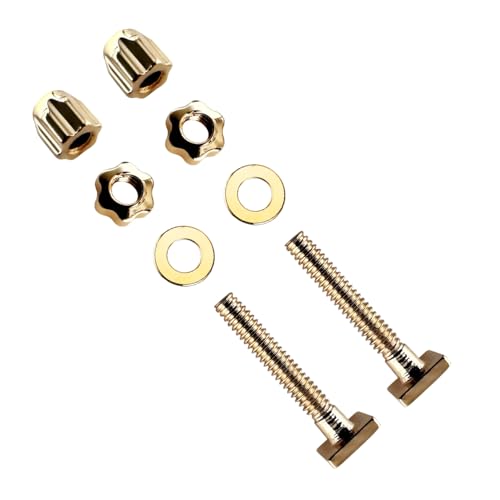 Thumbnail 2 de HiCycle2 Vis de rechange pour lunettes Cartier sans cadre – kit de 2 vis carrées dorées 3,2 mm, longueur ~10 mm