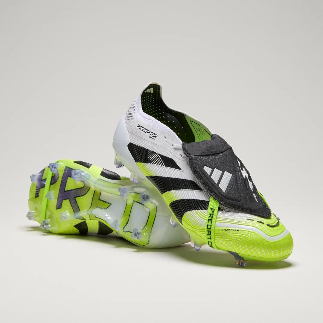 Detalle de Bota de fútbol Predator Elite Fold-Over Tongue para césped natural seco de Adidas