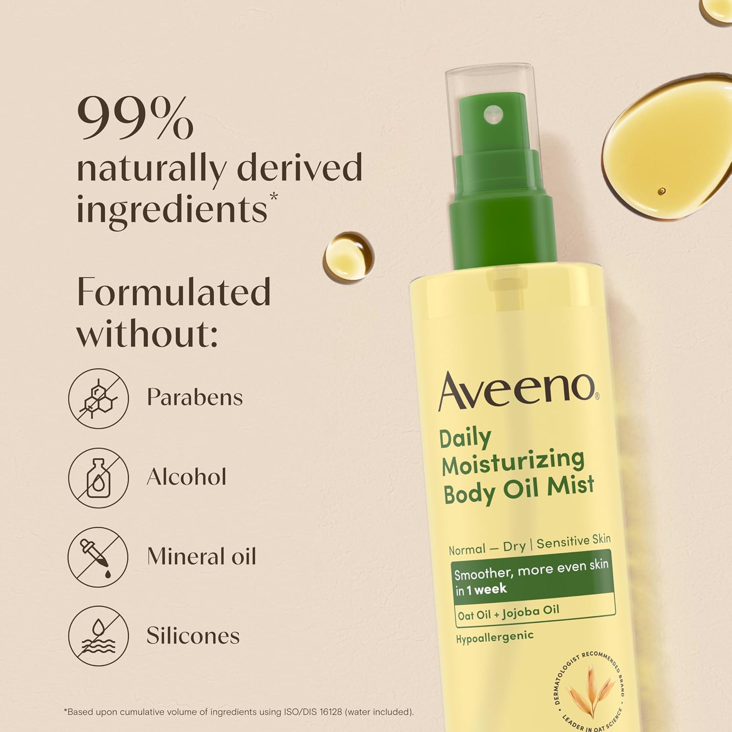 Detalle de Aveeno Daily Moisturizing Dry Body Oil Mist 6.7 oz