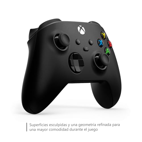 Detalle de Xbox Wireless Controller Carbon Black Series X|S: mando oficial para Xbox, PC y móvil