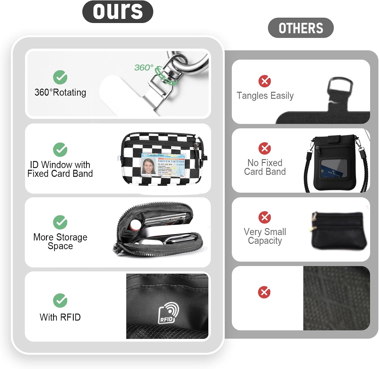 Thumbnail 6 de Tiostep Clip and Go Strap crossbody phone wallet