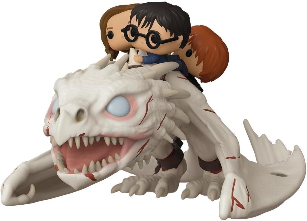 Detalle 2 de Funko 50815 POP! Ride: Dragon z Harrym, Ronem i Hermioną – figurka winylowa