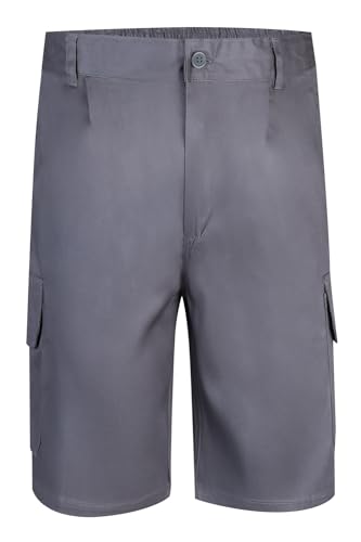 Detalle de VELILLA 344 Bermudas Multibolsillos Gris, Talla 46