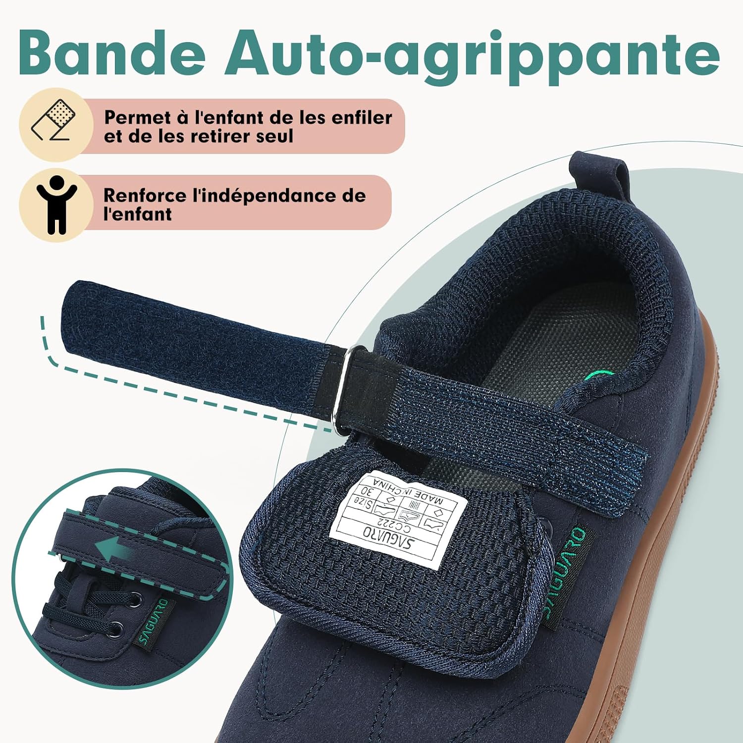 Thumbnail 5 de SAGUARO Chaussures Barefoot Enfant 25–35 EU