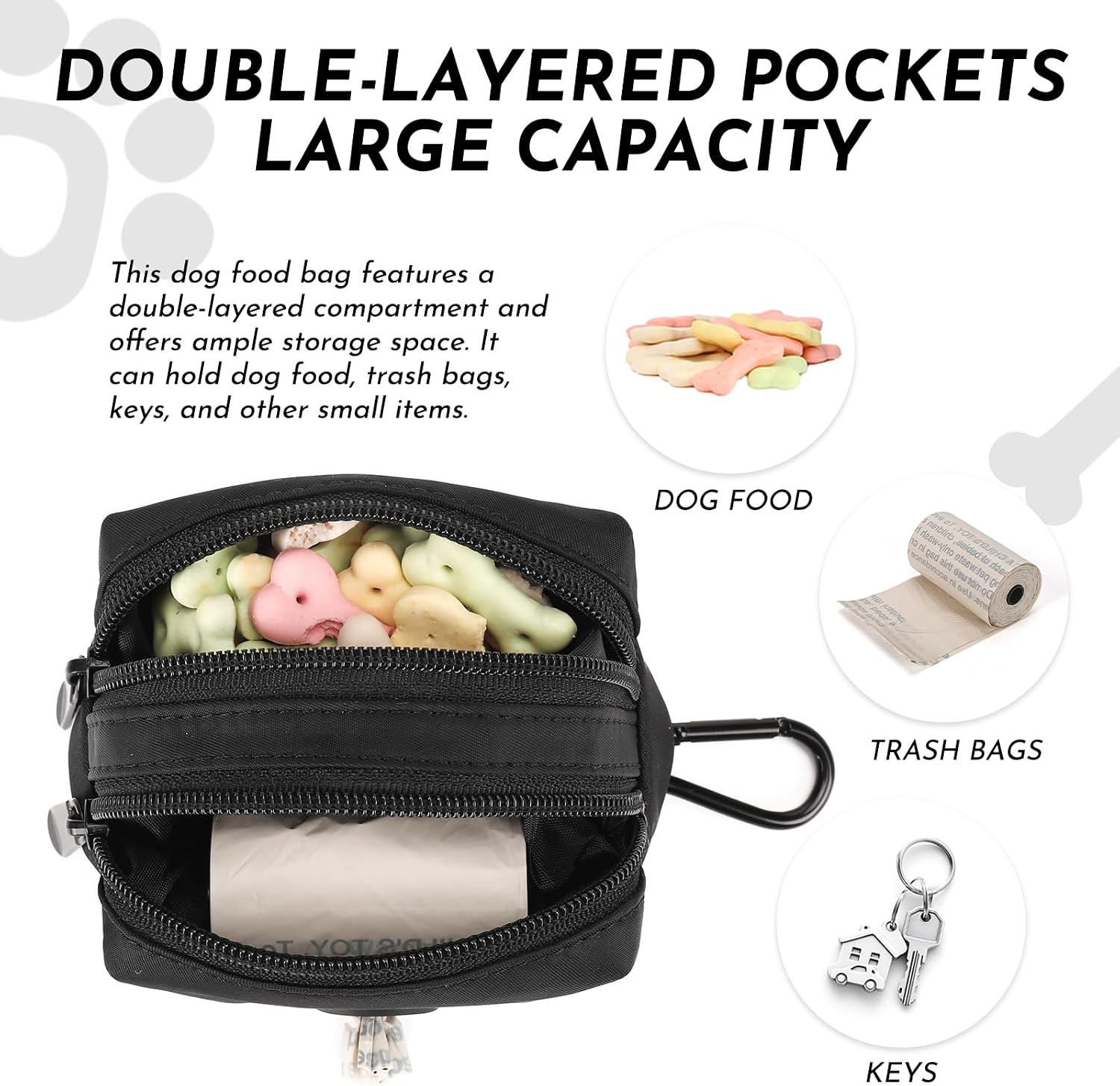 Detalle de EPETKO Dog Treat Pouch, Nylon