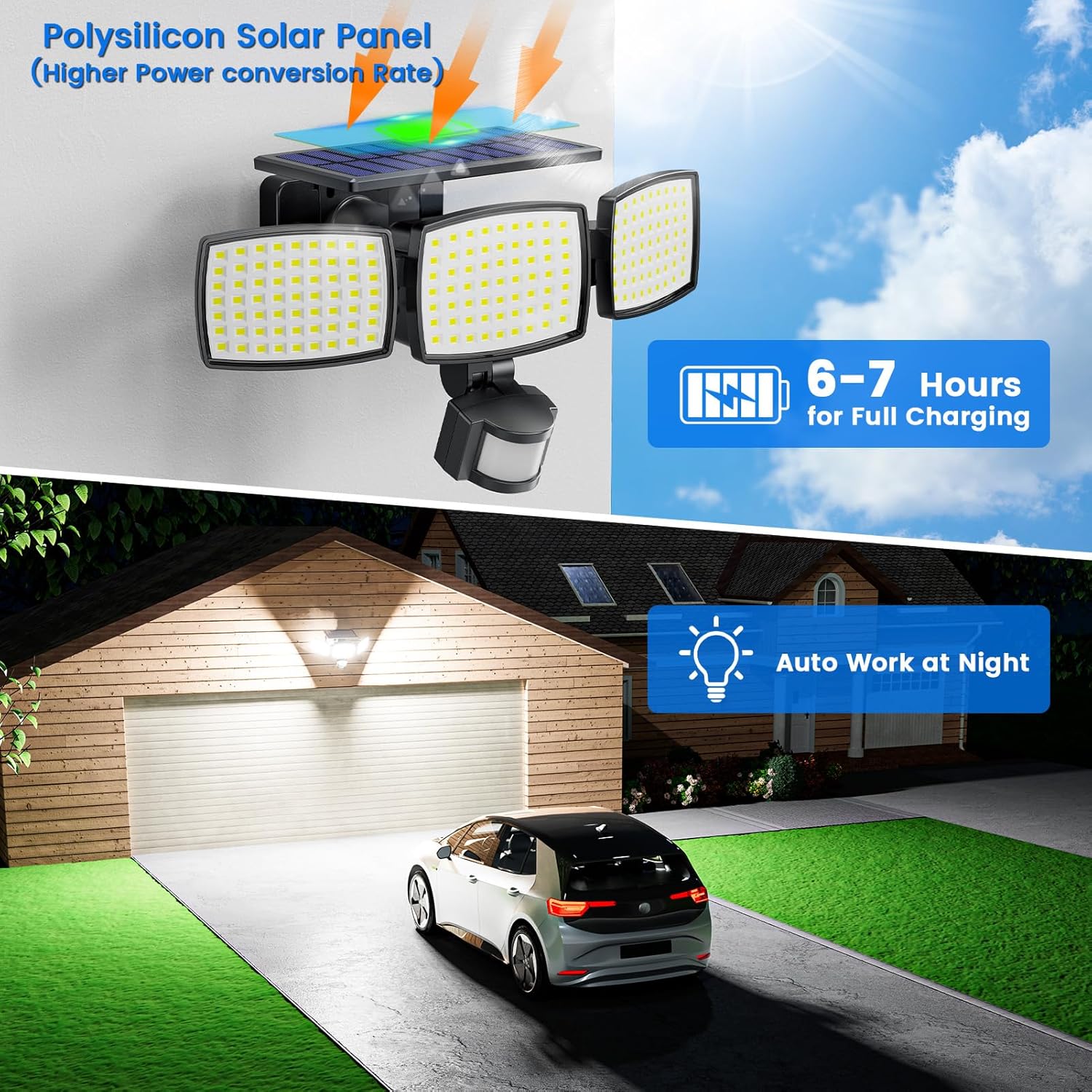 Thumbnail 5 de Solar Security Light 189LED 1200LM