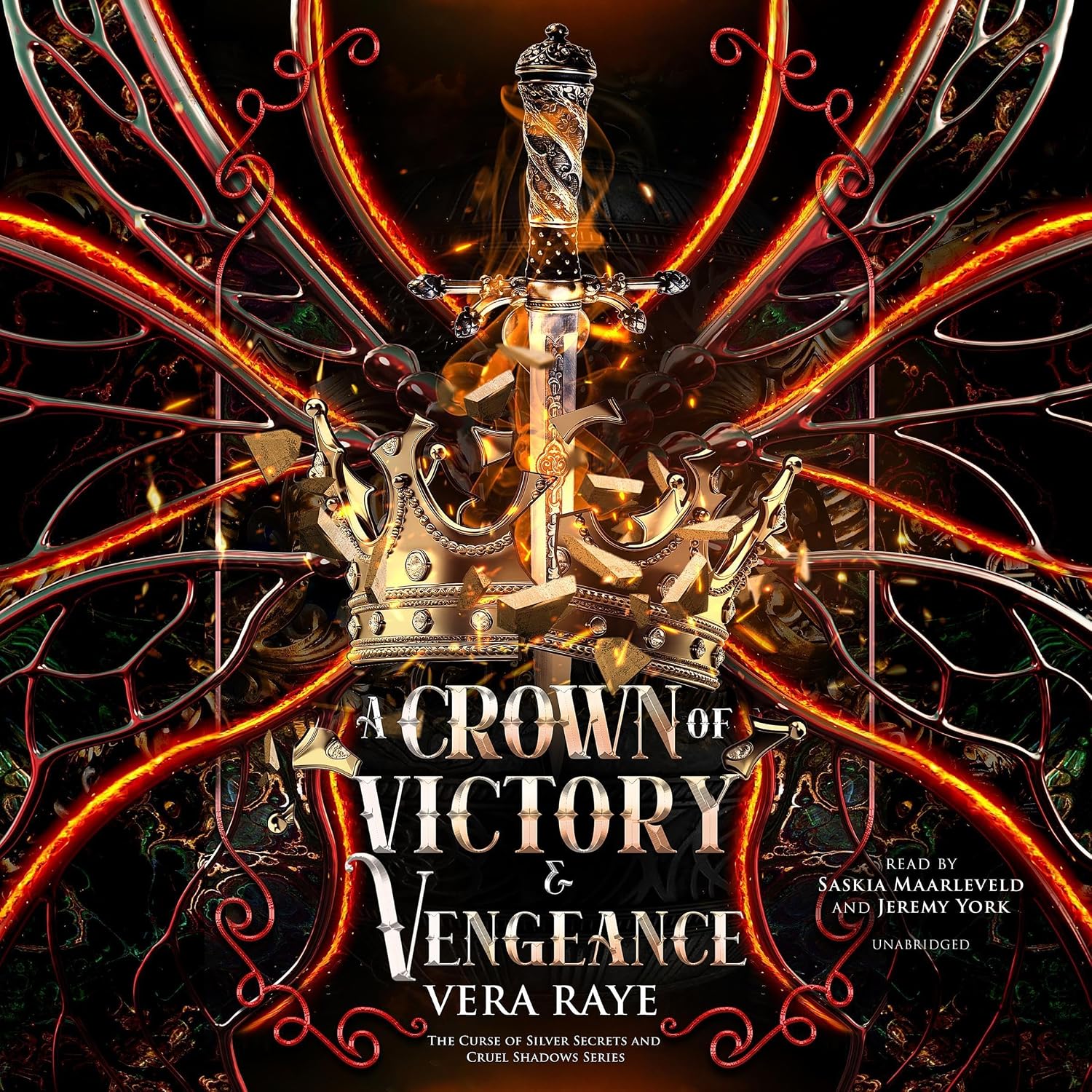Detalle de A Crown of Victory and Vengeance: The Curse of Silver Secrets and Cruel Shadows, Book 2 – Unabridged Audiobook