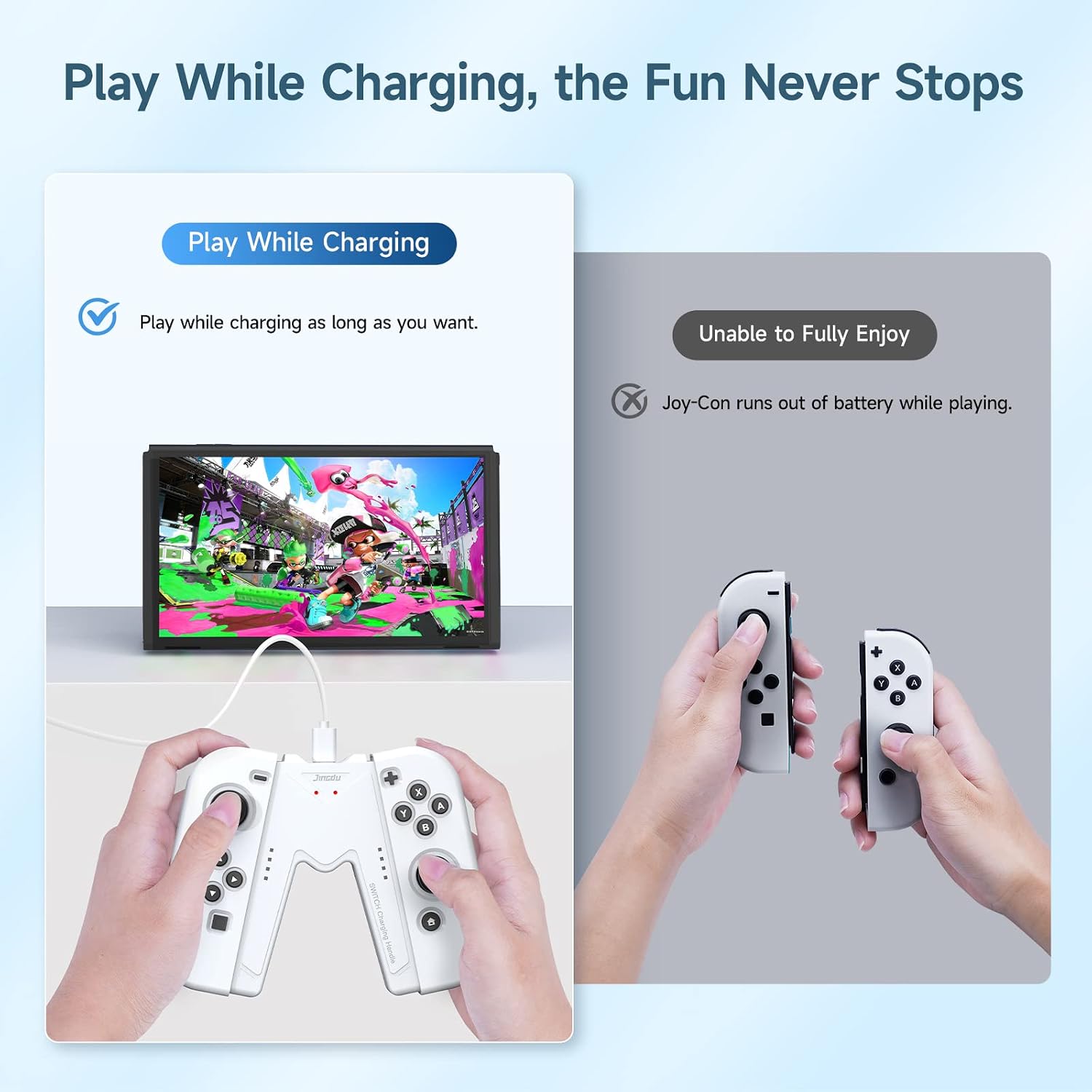 Thumbnail 2 de JINGDU Ladegriff für Switch Joy-Con USB-C