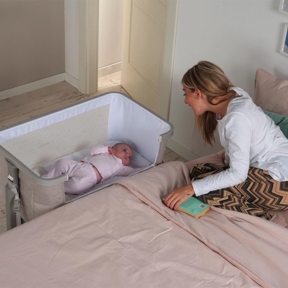 Detalle 2 de Foppapedretti Dream&Swing: culla co-sleeping con telecomando, melode e oscillazione