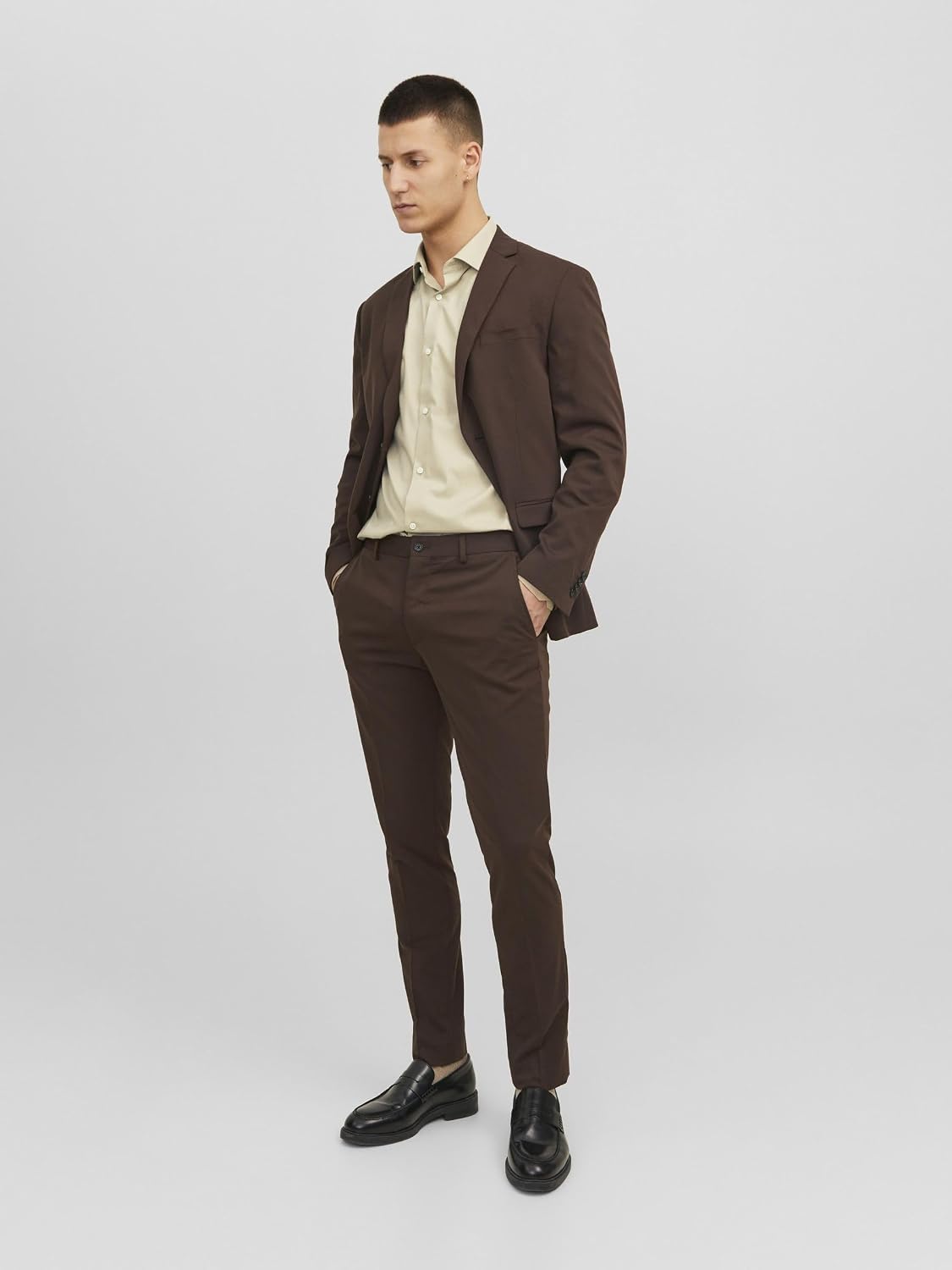 Detalle de JACK & JONES Shirt Slim Fit: la camicia slim fit dal tocco morbido
