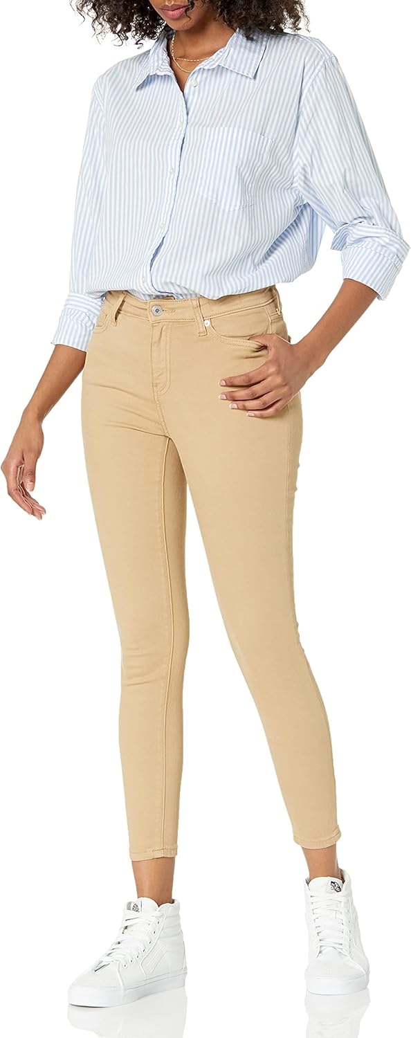 Thumbnail 3 de Amazon Essentials Damen elastische Skinny-Jeans mit mittelhohem Bund – High-Stretch Denim (Auslaufmodell)