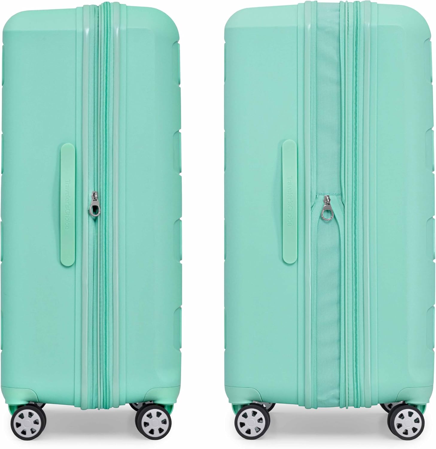 Detalle de Traveler's Choice Pagosa hardshell luggage 3-piece