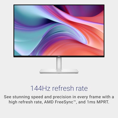 Thumbnail 2 de Dell 27 Plus Monitor (S2725HSM) — 27-inch FHD, 144Hz, 1ms, Dual 3W Speakers, AMD FreeSync, Ash White